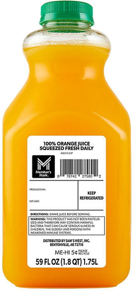 Fresh Squeezed Orange Juice, 59 fl. oz.